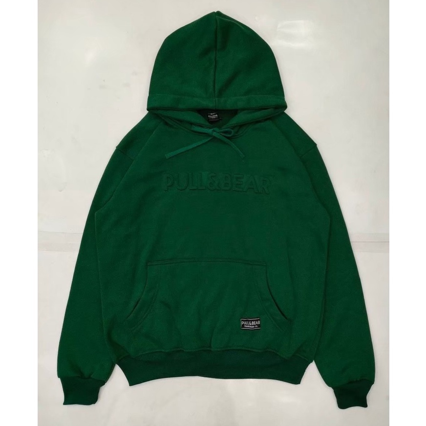 Jaket Pull&amp;Bear Hoodie Green Premium | Sweater Pull&amp;Bear | Sweatshirt Pull&amp;Bear | Hoodie P&amp;B | Pull&amp;Bear