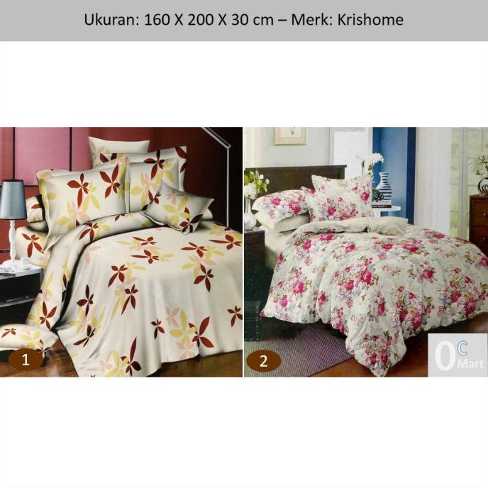 Sprei/Bedsheet 160x200 Produk Ace Hardware - No 1,2 Krishome .