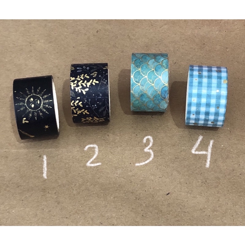 

Washi Tape sample size 2cm x 20cm