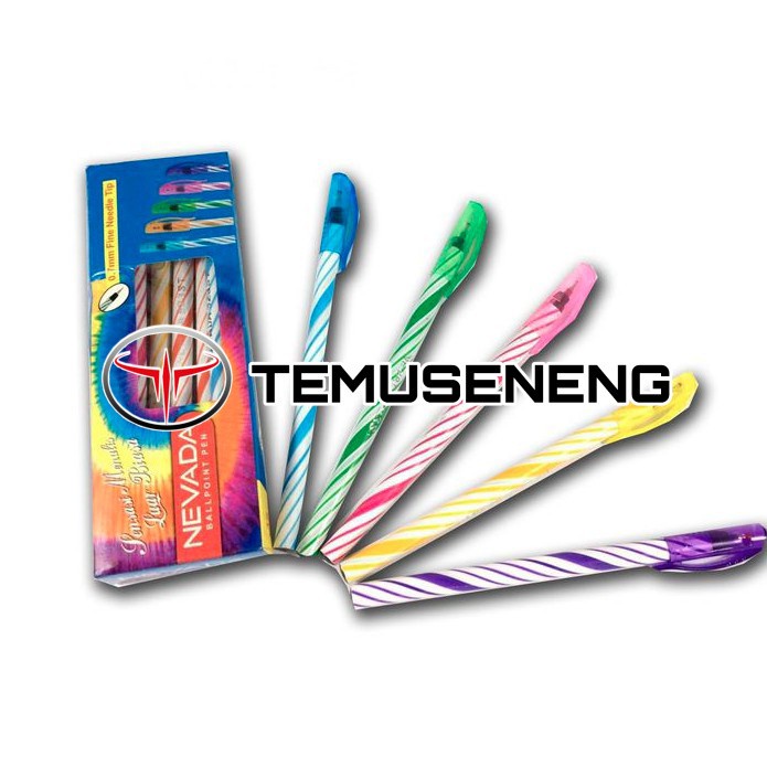 

Pulpen Spin Bolpoin Murah Tinta Warna Hitam Pena Alat Tulis