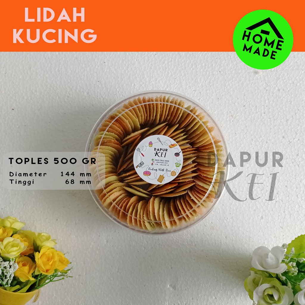 

LIDAH KUCING KEJU UKURAN 500gr