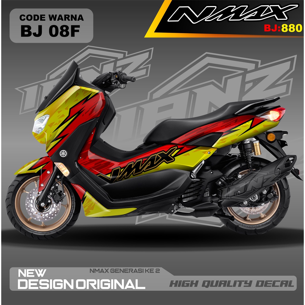 STICKER NEW NMAX FULL BODY MOTOR / DECAL FULL BODY NMAX / DECAL STIKER FULL BODY NMAX / stiker decal nmax terbaru