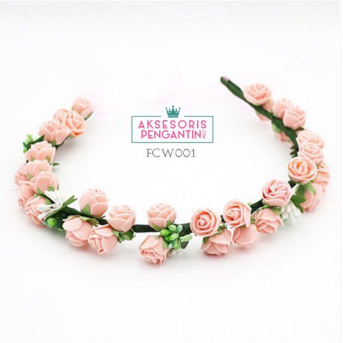 [READY STOK] FLOWER CROWN HIASAN RAMBUT MAHKOTA BUNGA AKSESORIS BRIDAL FCW001