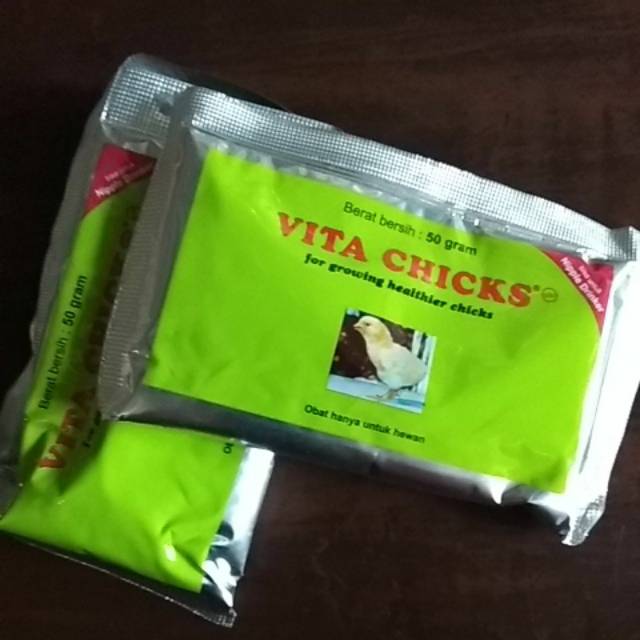 VITA CHICK  VITACHICK 50 gram vitamin pertumbuhan ayam bebek