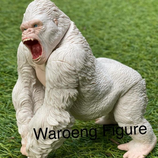 Gorilla Albino Action Figure / Alpha Male Mountain Gorilla Z Figure
