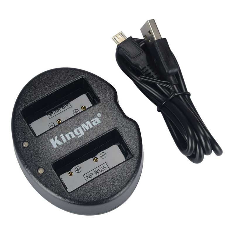 Kingma Charger Baterai 2 Slot Fujifilm X-Pro2 X-Pro1 X-T2 - NP-W126