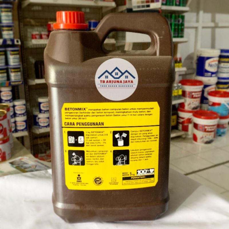 BETONMIX 5 KG / 5 Liter Obat Cor Pengeras Beton Berkualitas | Betonmix Keluaran Aquaproof