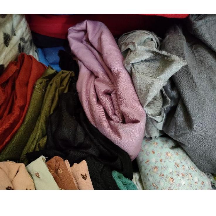 (TERBARU) KAIN KILOAN KATUN RAYON POLOS