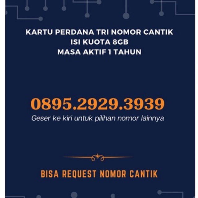 Nomor Cantik TRI 040222.3