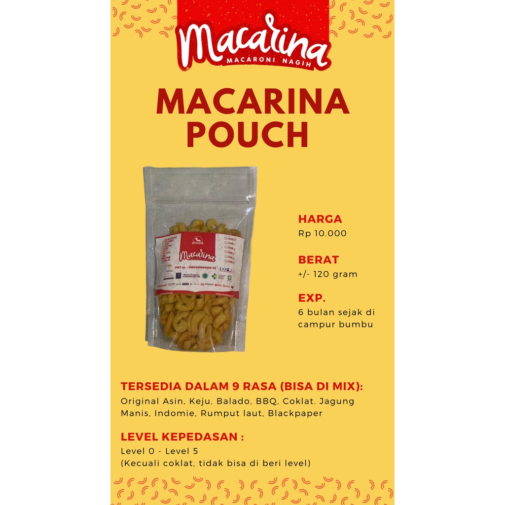 

Macarina kemasan pouch