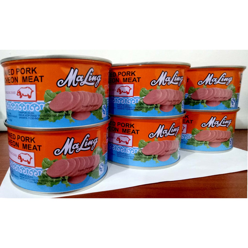 

MALING PORK LUNCHEON MEAT 397gr // KORNET BABI // DAGING BABI KALENGAN