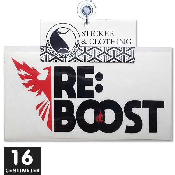 Stiker RE:BOOST JKT48 reboost Cutting Sticker Waterproof untuk aksesoris Mobil Motor