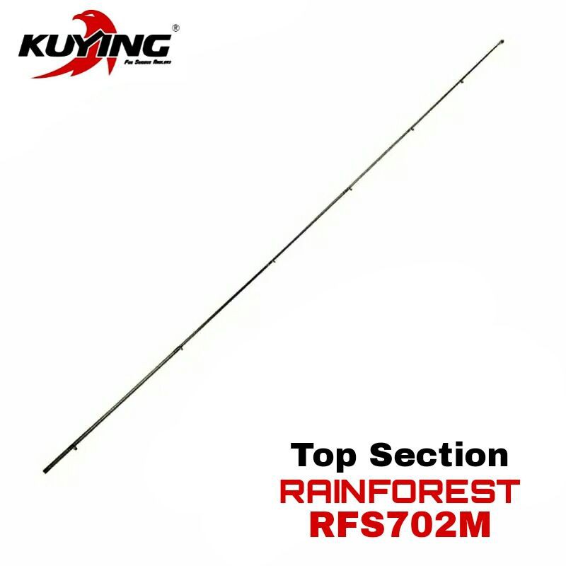Top Section Rod / Joran Kuying Rainforest RFS702M (Pack Pvc)