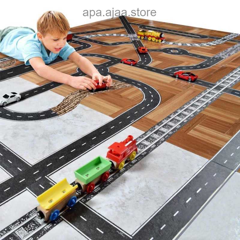 Terbaru UHOME Lakban Lintasan Mainan Anak Play Tape Road 48mm - HX-6005 Harga Grosir