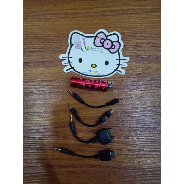 RUSAK Charger hp jadul dengan tenaga baterai AA Power bank hello kitty