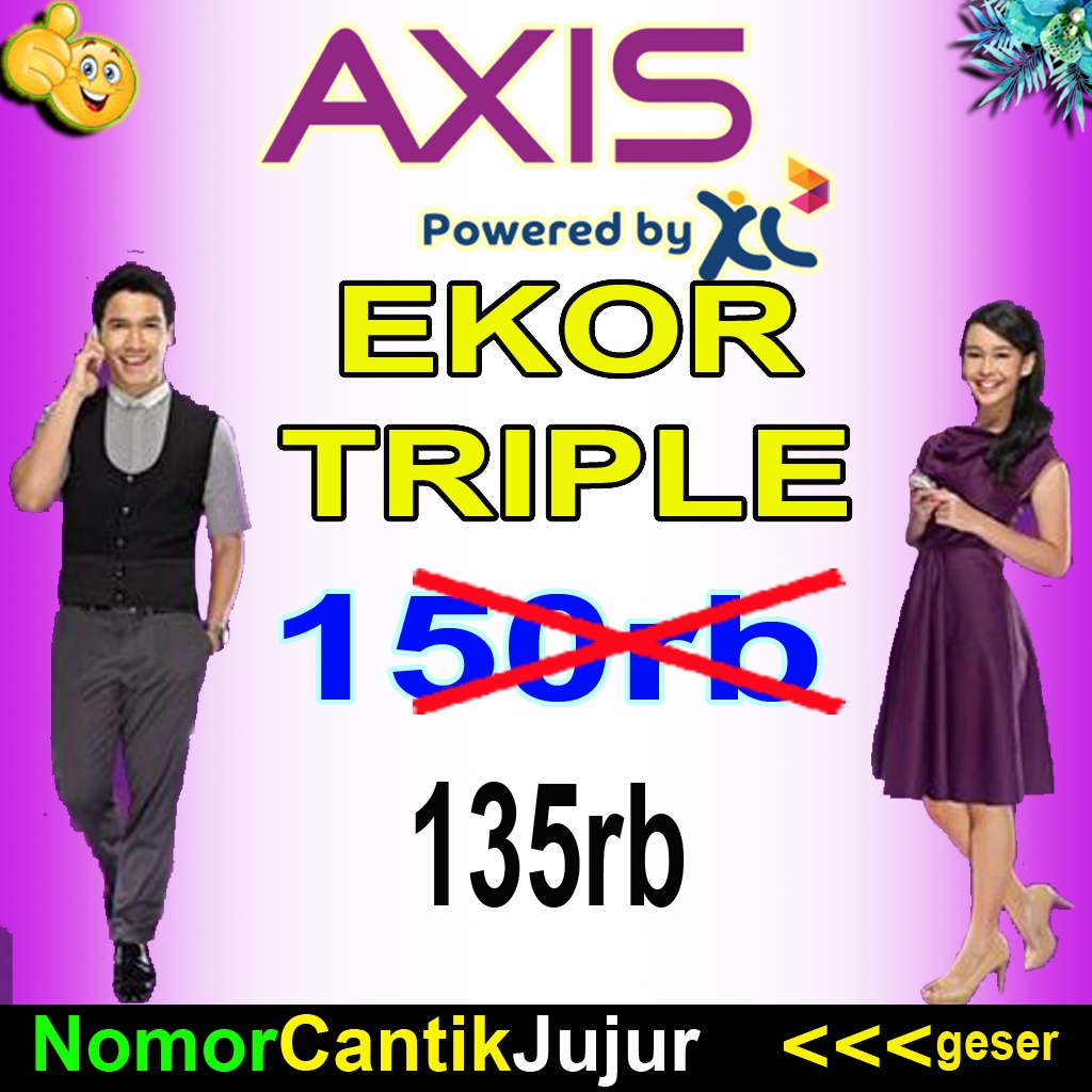 NOMOR CANTIK AXIS XL SERI TRIPLE MURAH