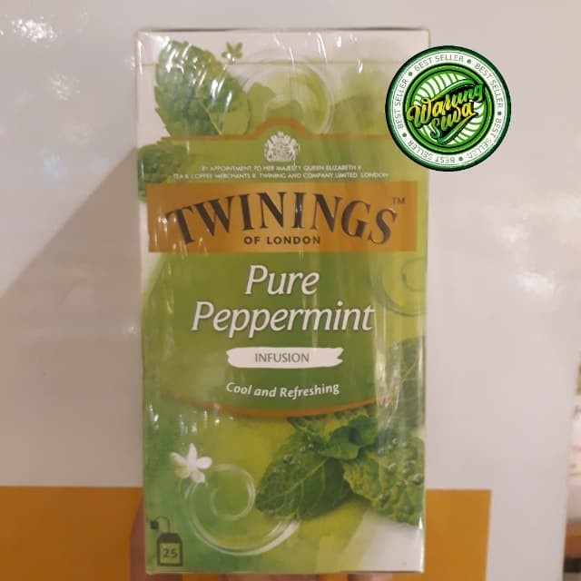 

twinings of london pure peppermint infuson cool & refreshing 50 gr
