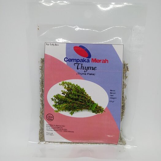 

Thyme Flakes/Thyme Kering 25gr Asli Turkey