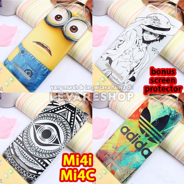 Hard Case XiaoMi Mi4i / Mi4C - casing bergambar keren lucu
