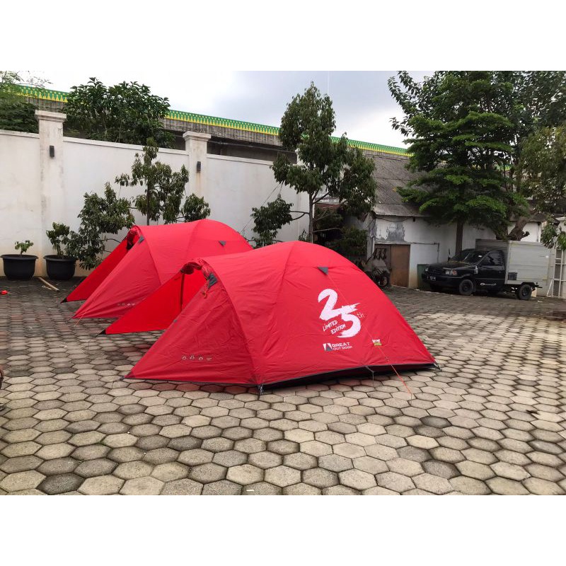 tenda camping mountain inn sports borneo 6 double layer kaps 6-7 orang