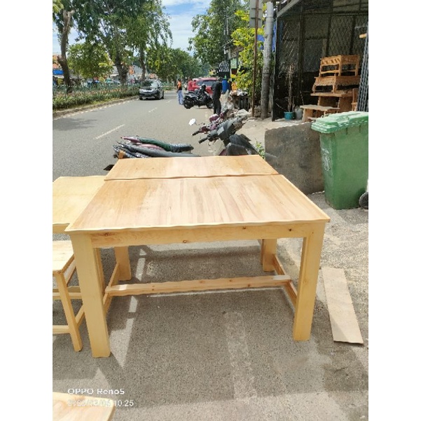 meja makan serbaguna 120x75x75