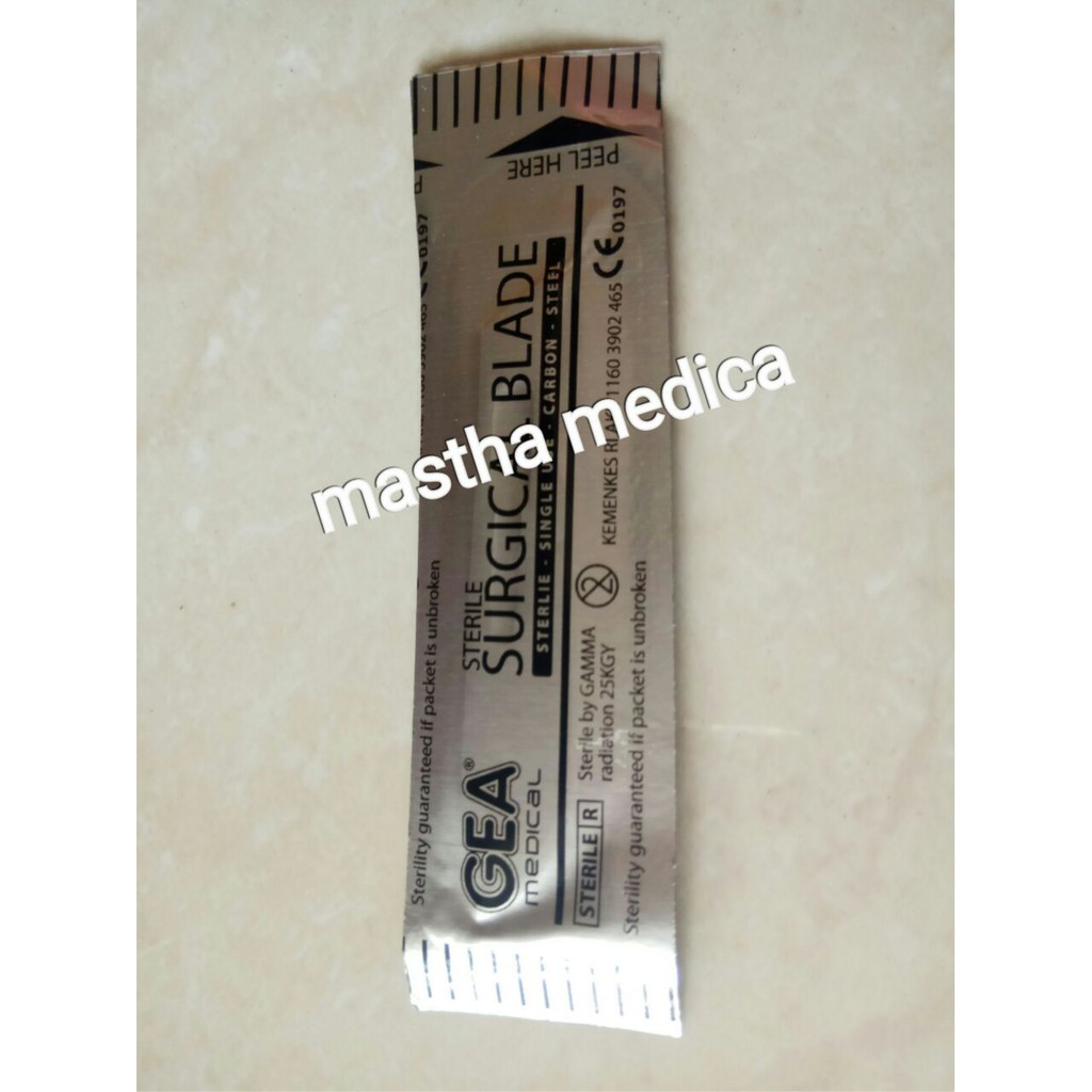 Surgical Blade Bisturi mata Pisau Scalpel Bedah operasi GEA no 24