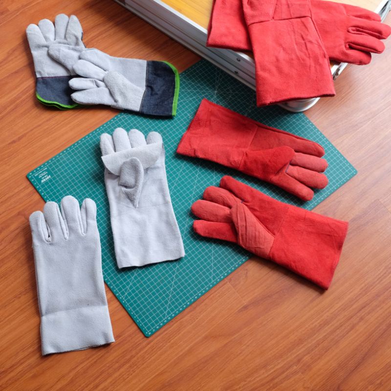 Sarung Tangan Safety Gloves Las  Welding wender Sarung Tangan Proyek Sarung Tangan Buat Nge Cor serba pungsi