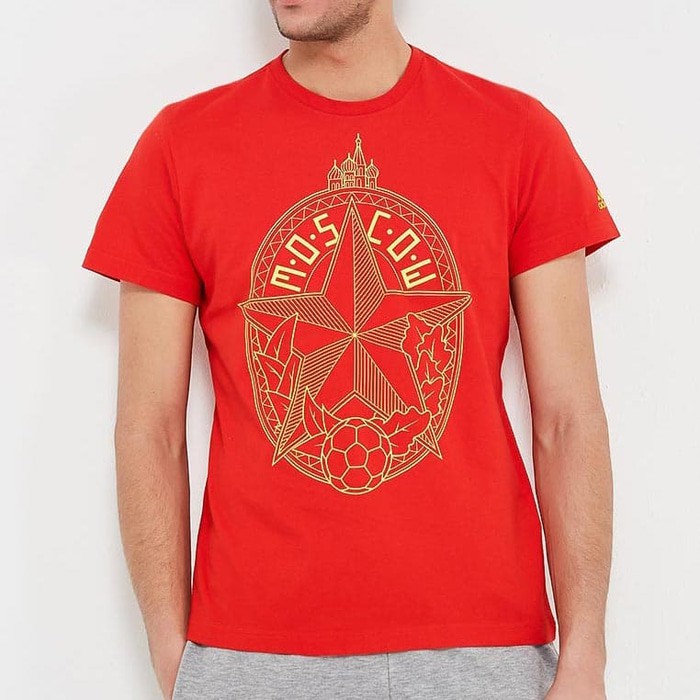 Kaos Tshirt Baju Combed 30S Distro World Cup Host City Moscow Rusia