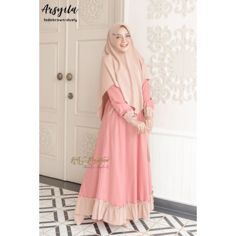 [SIAP KIRIM] Hoscollection GAMIS SYARI ARSYILA BY NARARYA