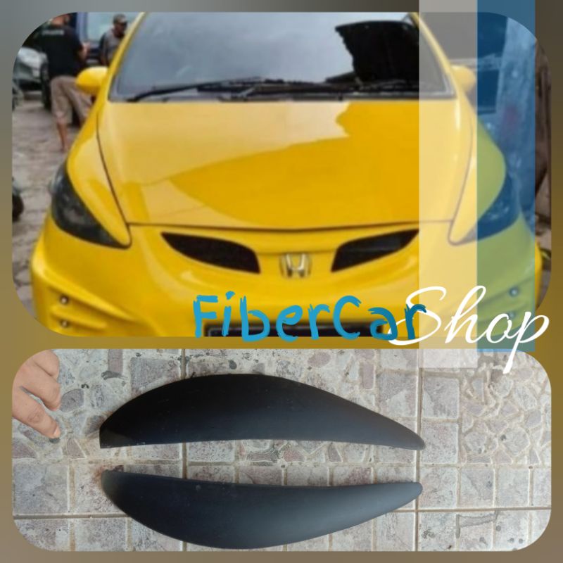 Eyelid Mata Sipit Alis Lampu Cover Lampu Custom untuk jazz gd 3 lama Idsi atau Vtec