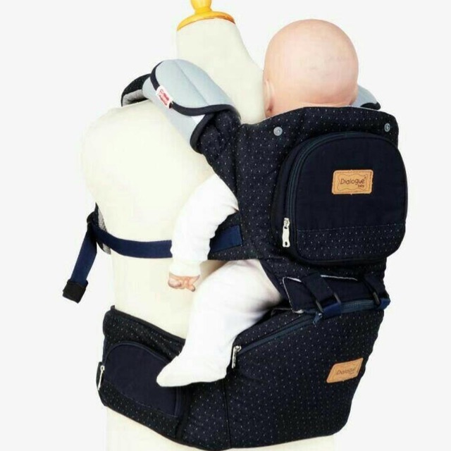Gendongan bayi depan dialogue hipseat 1012 denim terbaru