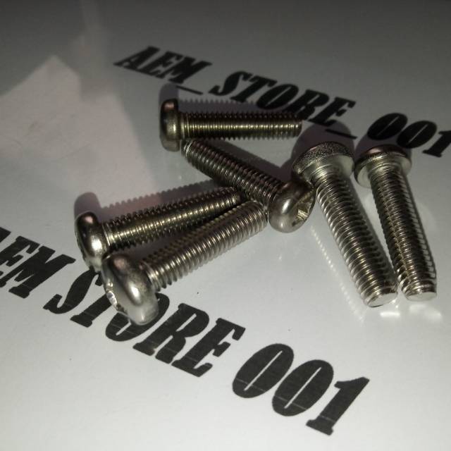 Baut JP M6 X 25 (2,5cm) stainless 304 pan screw