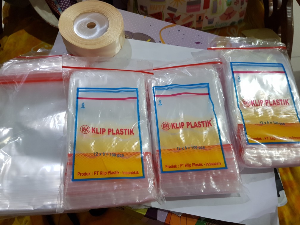 [small] Plastik Klip Ziplock Bening Premium - Plastik Kemasan Makanan Sambal