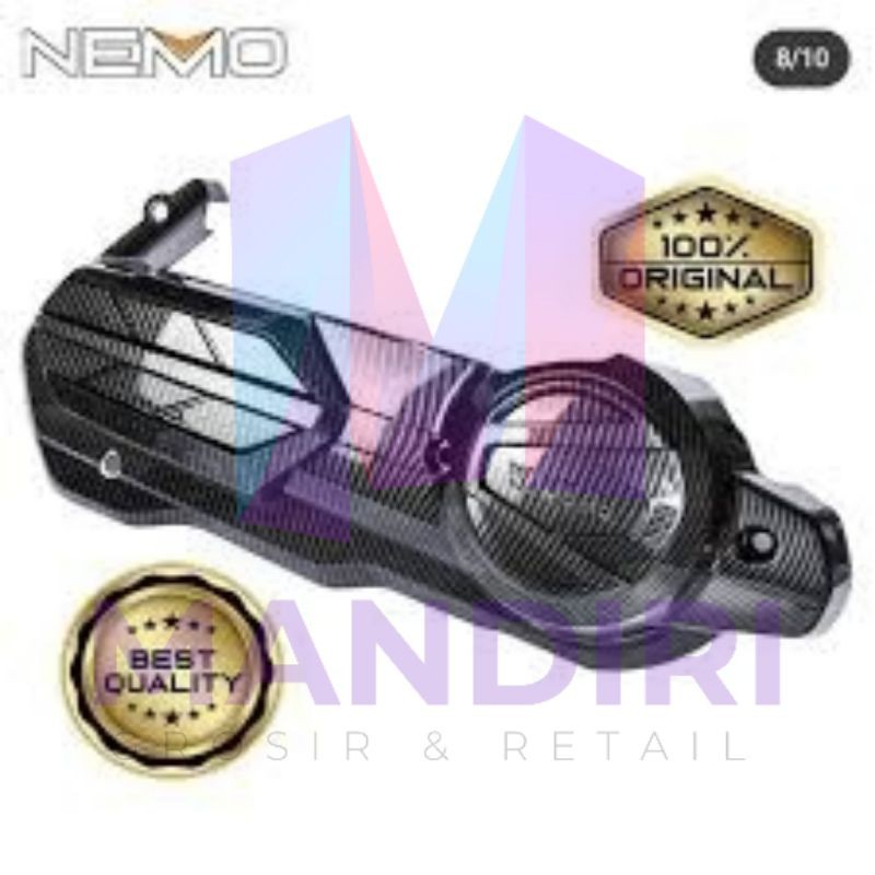 Tutup CVT Mesin All New Nmax / All New Aerox Karbon Nemo Cover CVT Engine Nmax New / Aerox New Conne