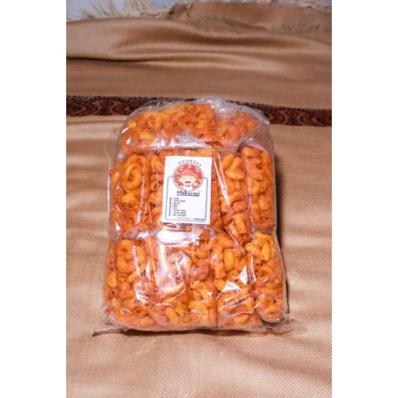 

Makaroni Usus (Maksus) Kemasan Mini 20gram, 1pack isi 20pcs