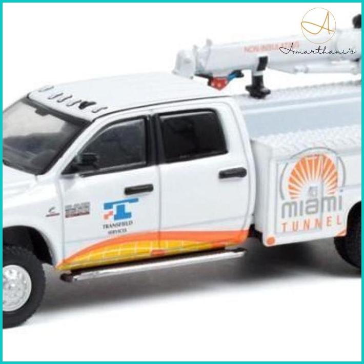 Ac - Port Of Miami Tunnel 2015 Dodge Ram 3500 Crane Truck, White