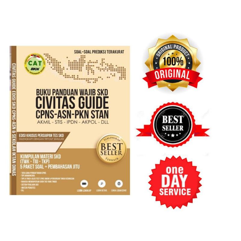 BUKU CPNS  CIVITAS GUIDE CPNS/PKN STAN PANDUAN WAJIB SKD /