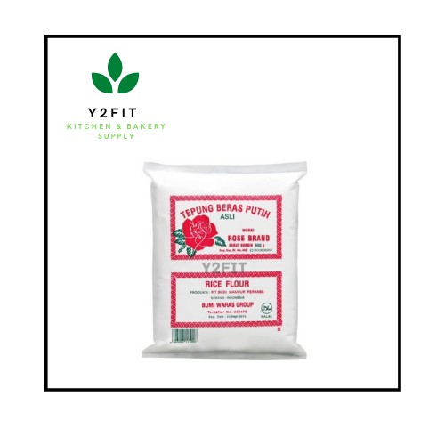 

Y2fit TEPUNG BERAS MURNI ROSE BRAND 500 GR - ROSE BRAND RICE FLOUR HALAL PREMIUM