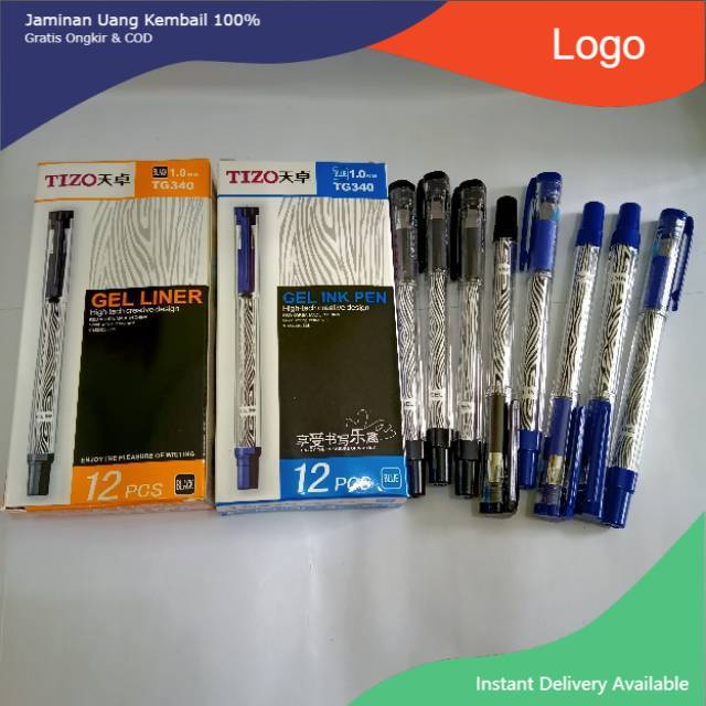 

Termurah Gel pen tizo tg 340 1.0mm Pulpen Tizo Tg 340 Pulpen Gel Tizo Gel Ink