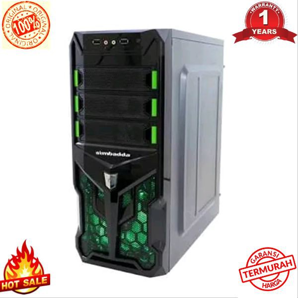 Terlaris PC CPU RAKITAN AMD A6 6400K Ddr3 8gb Hdd 500gb