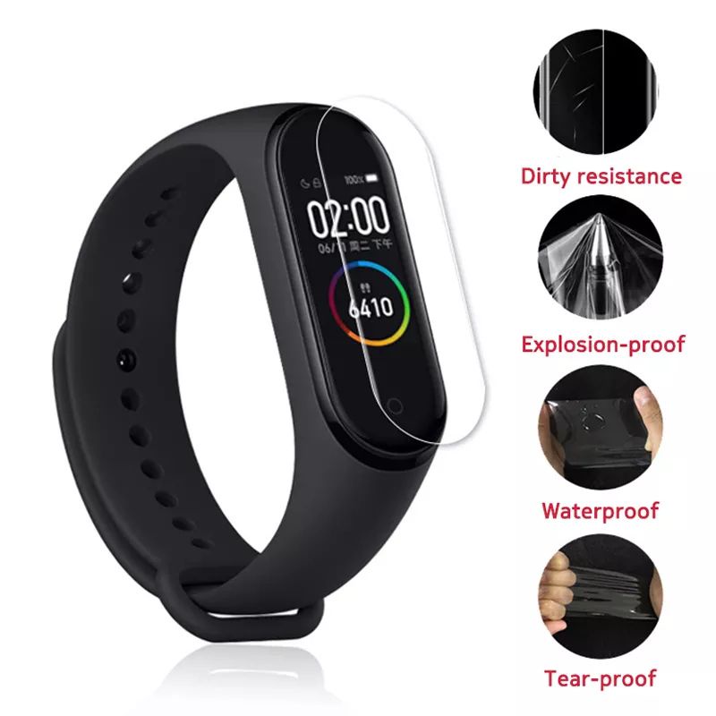 ANTI GORES HYDROGEL TPU XIAOMI MIBAND 4 BAND4 MIJOBS SCRENN PROTECTOR BAND 4 PELINDUNG LAYAR MI BAND4