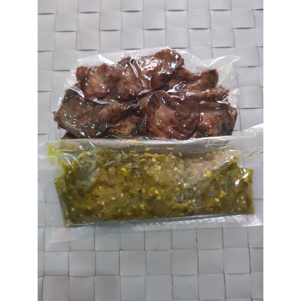 

Dendeng Batokok Cabe Hijau - 14 potong (500 gr)