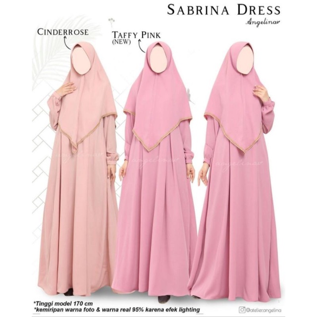 Atelier Angelina Sabrina Dress Taffy pink size XS