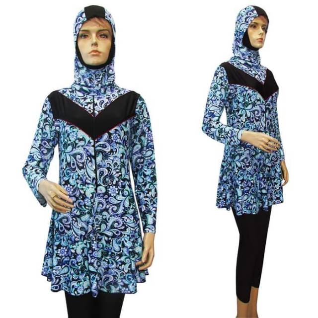Baju Renang Muslim Bahan Premium Jumbo Size 4L-7L MLJB 320