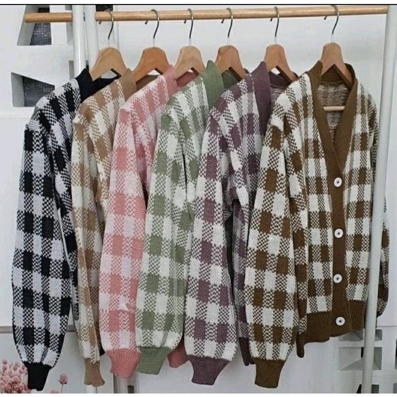 Clarissa Cardi Knit Rajut Korean Style