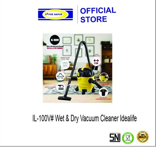 IL-100V# Wet & Dry Vacuum Cleaner Idealife