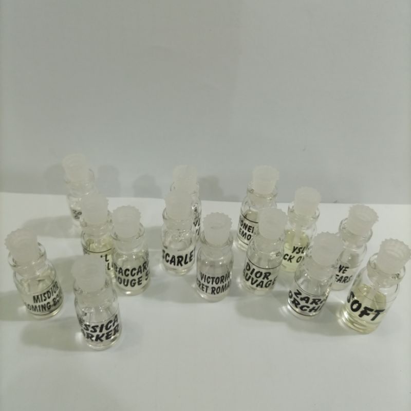 PARFUM REFILL tester contoh aroma 3ml