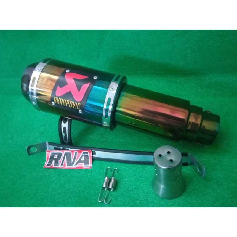 Silencer Knalpot Akrapovic lorenzo inlet 50mm free db killer