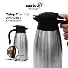 Termos Vacuum 2 Liter AGE LOCK Carafe LTC21 Panas/Dingin Hingga 24JAM