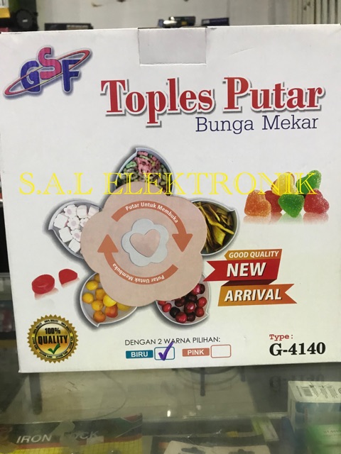 Toples Kue Model Bunga GSF-Putar